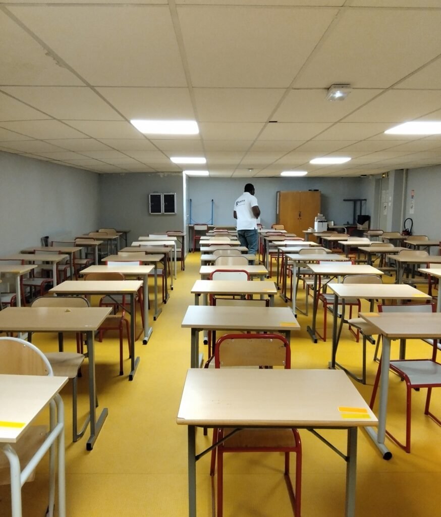 Nettoyage en milieu scolaire